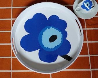 Marimekko Finland Marimekko Unikko poppy serving tray 38 cm, Maija Isola "Zak! designs"