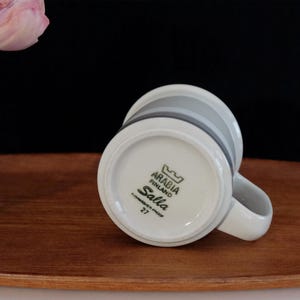 Arabia vintage Salla coffee mug, cocoa mug 300 ML designed by Raija Uosikkinen MCM vintage mug image 4