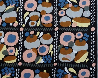 Marimekko Suovilla linen cotton fabric, sold by half yard 150 x 46 cm, handcraft fabric, home decor , sewing fabric