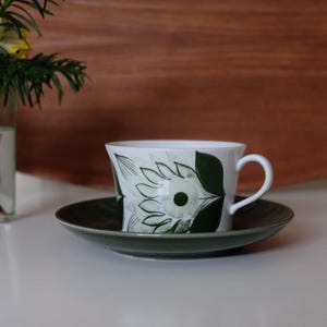 Vintage Sweden Rörstrand Fia coffee cup and saucer 150ML, tea cup vintage ceramics tableware