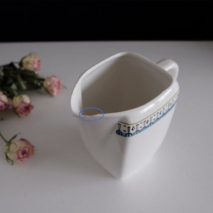 Pichet à eau Gefle Neptun, pichet à jus, pichet en porcelaine vintage vase à fleurs image 7