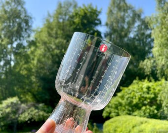 1 piece Iittala Sarjaton drinking glass very rare and collectable thin glasses 34CL juice cup