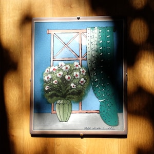 Arabia Finland Heljä Liukko-Sundström very rare wall plate, vintage ceramic plate home decor, wall hangings 25.5 x 21 cm