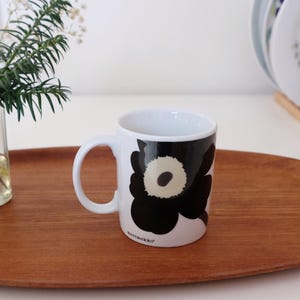 Marimekko Unikko poppy flower vintage coffee mug 250ML porcelain drinking cup Maija Isola, New with sticker
