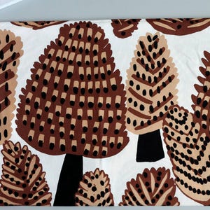Tela de algodón vintage Marimkko Metsänväki 180 x 700 cm, tela para costura, mantel, decoración del hogar, tapizado, tapicería