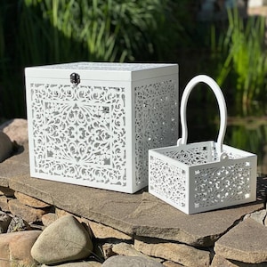 Hochzeitskarten-Halter-Box, Geschenk für Hochzeit, Holzkartenbox für Geld, Hochzeitskartenbox mit Schlitz, Einladungskartenbox, Hochzeitskartenbox