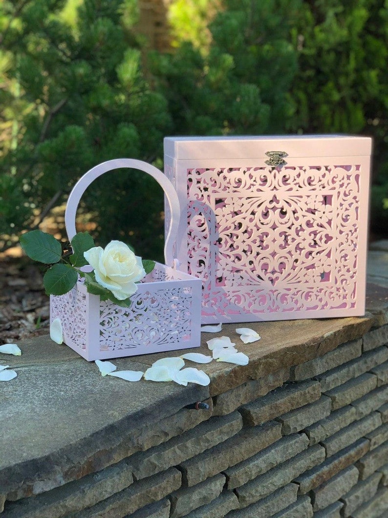 Wedding Card Box Lockable Card Box Card Box for Wedding Etsy