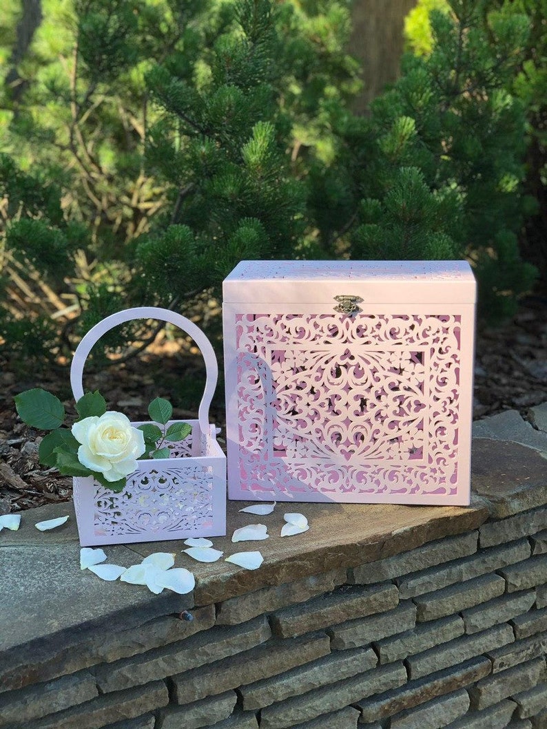 Wedding Card Box Lockable Card Box Card Box for Wedding Etsy