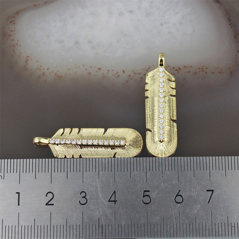 5-20pcs Plating cz jewelry pendant,clear cubic zircon micro pave charm pendant,cz necklaceearring jewelry accessories