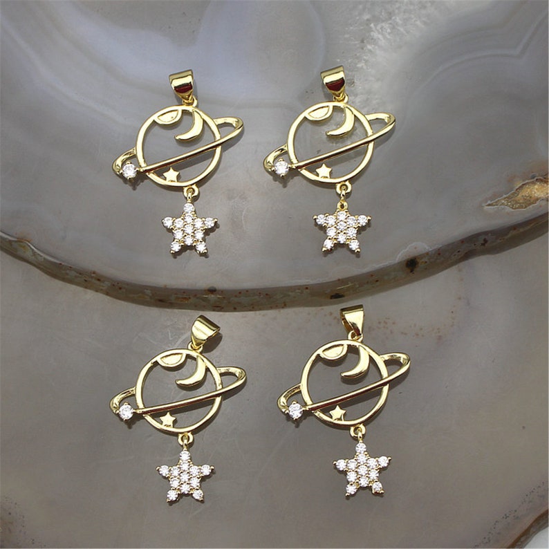 3-10pcs New design cz pendant,star shape cz charm,cubic zirconia micro pave charm pendant,fashion cz jewelry component