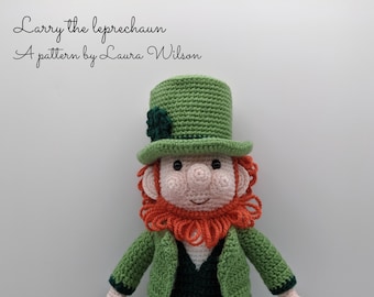 Larry the leprechaun- amigurumi pattern PDF download