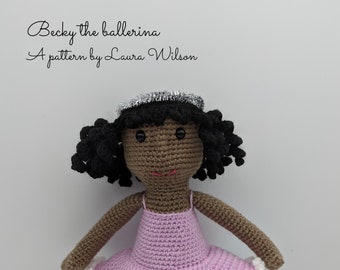 Becky the ballerina- amigurumi pattern PDF download