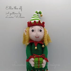 Ellie the elf- amigurumi pattern PDF download
