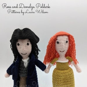 Ross and Demelza Poldark- amigurumi patterns PDF download