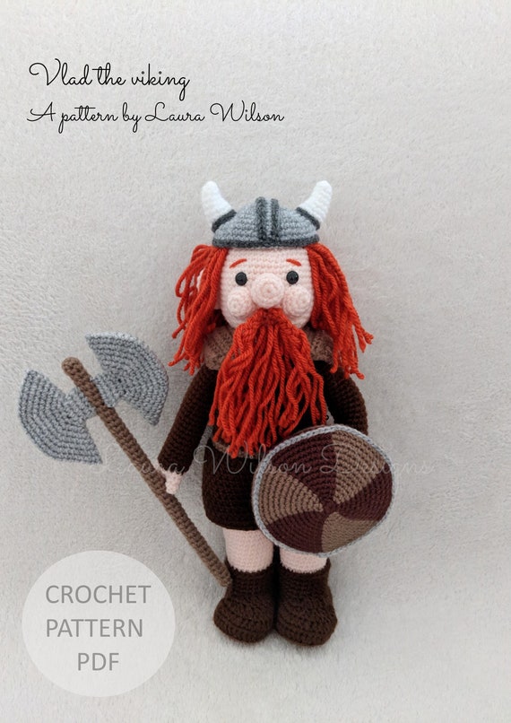 Vlad the Viking Amigurumi Pattern PDF Download - Etsy