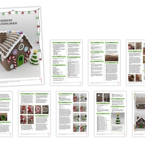 Gingerbread House crochet pattern PDF download image 6