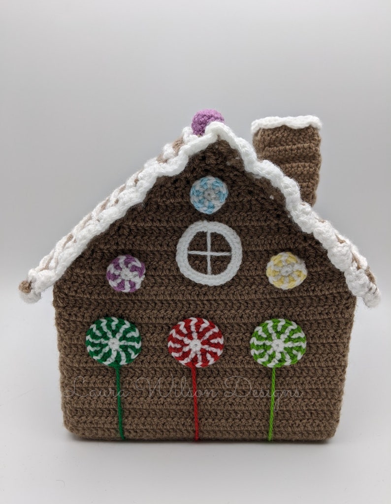 Gingerbread House crochet pattern PDF download image 4