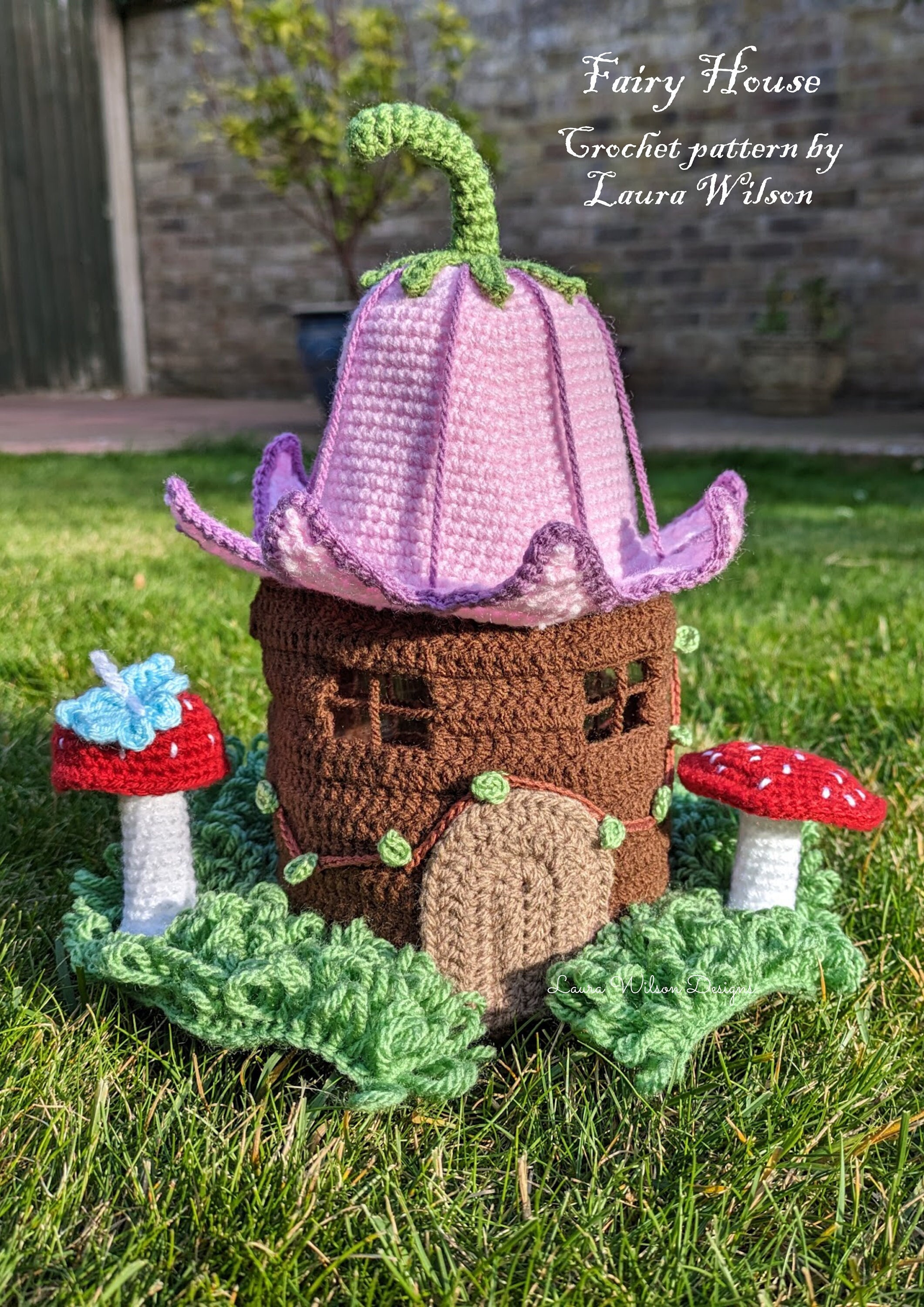 Spring Fairy House Inspired Ergonomic Crochet Hook 