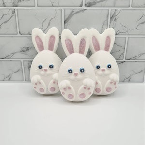 Rabbit bath bomb, rabbit gift, animal bath bomb, animal lovers, Easter gift, children's bath bomb, vegan gift, bath bombs uk, fizzers image 1