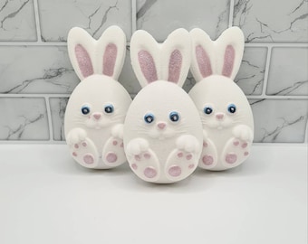 Rabbit bath bomb, rabbit gift, animal bath bomb, animal lovers, Easter gift, children's bath bomb, vegan gift, bath bombs uk, fizzers