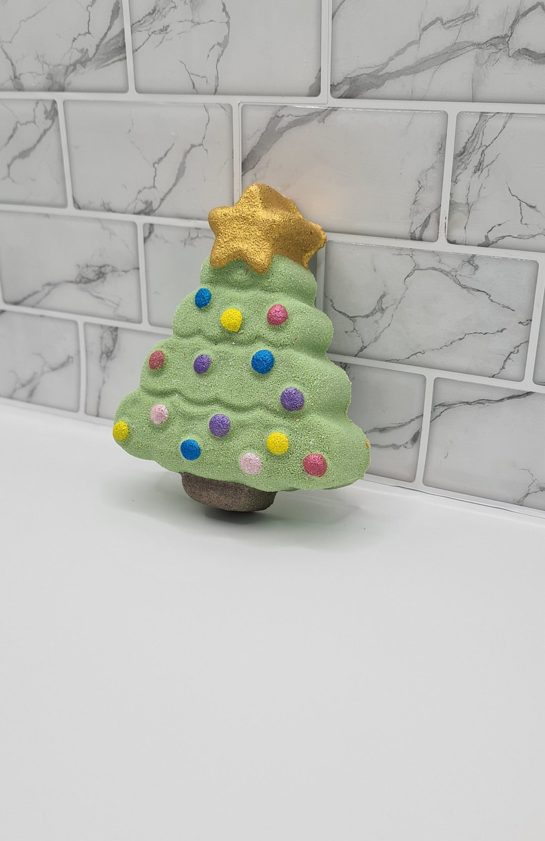 Large Bath Bomb Christmas Tree Bath Bomb Stocking Filler Etsy UK