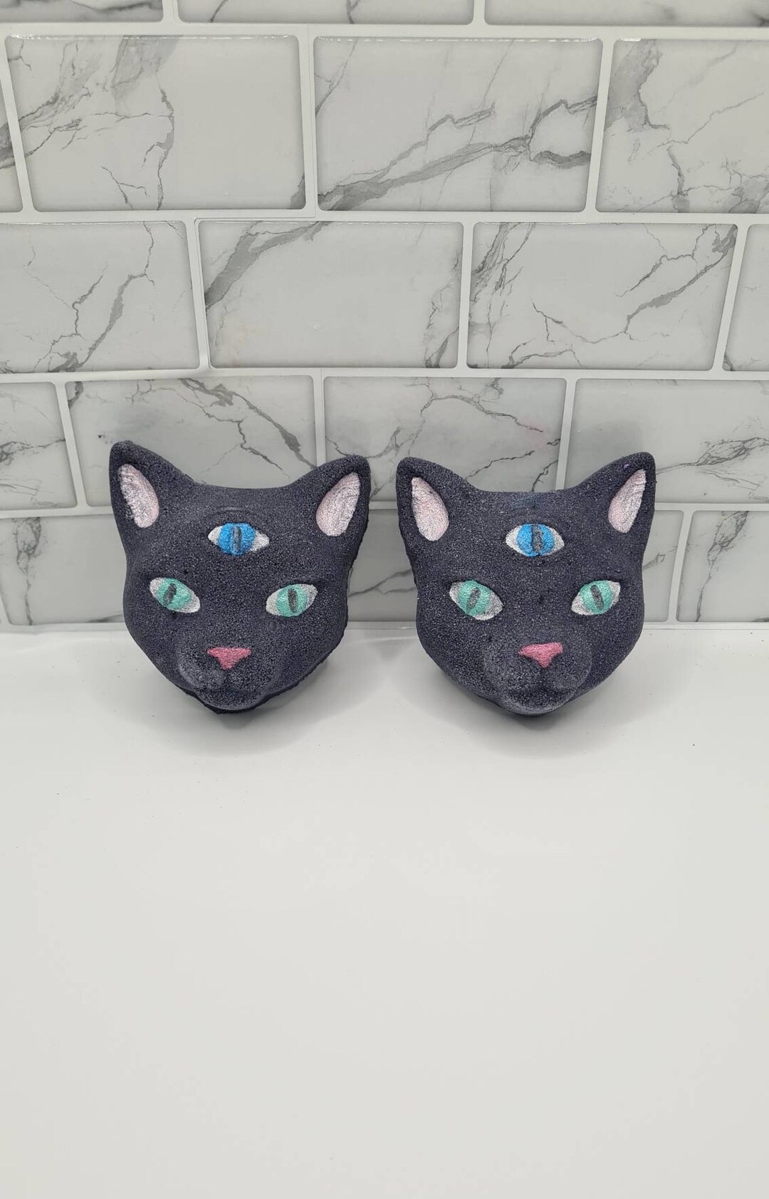 Three Eyed Cat Bath Bomb Halloween Gift Spooky Gift Etsy