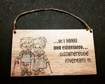 Decorazione Tavolo Con Base Legno Targa Acrilica A Forma Di Cuore Per Nonni - Decorazione Da Tavolo Con Base In Legno, Regalo Affettuoso Targa Affettuosa Con Base Legno