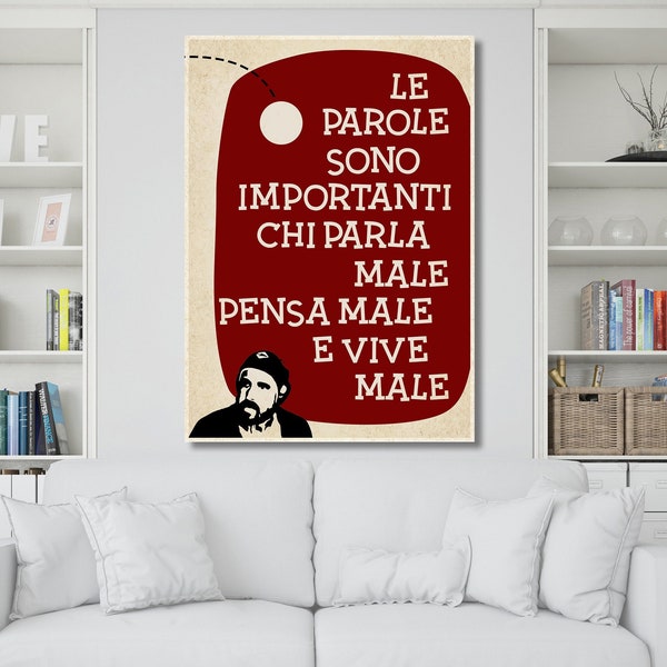 Poster Words Are Important Palombella Rossa Nanni Moretti