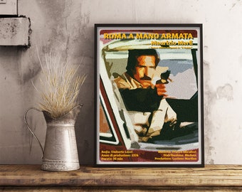 Poster Rom in bewaffneter Hand Maurizio Merli