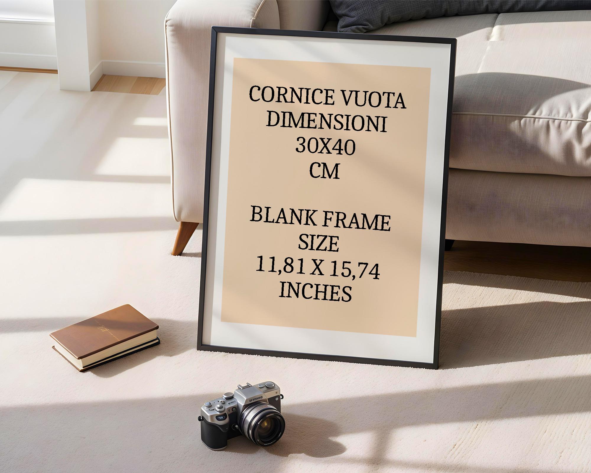 Insegna Da Pavimento Con Cornice Vuota - Colore Giallo - Per Negozi O Eventi