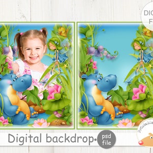Pre-School Class Composite Template Photoshop, Preschool graduation digital background, Digital collage, Kindergarten Composite Graduation