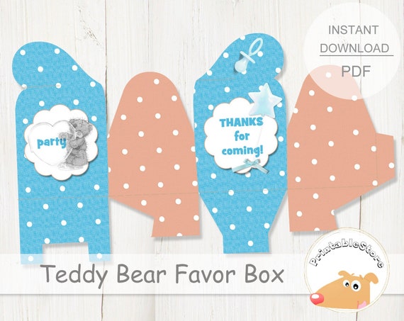 teddy bear favor boxes
