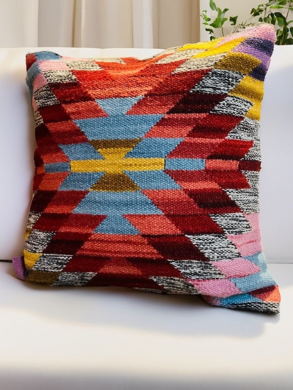 Grey aztec cushion discount