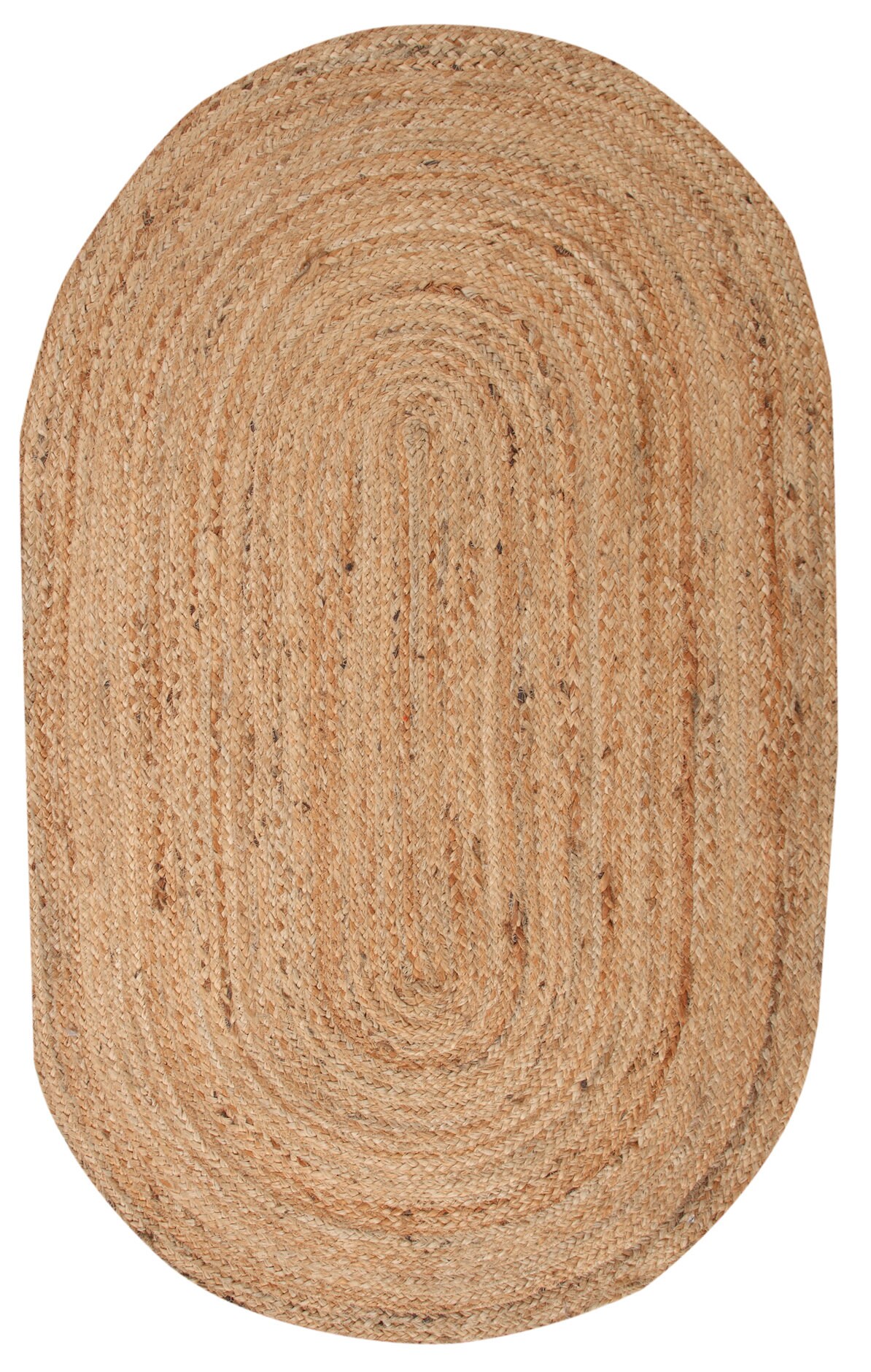 DHAKA Braided Oval Rug Hand Woven With Natural Indian Jute Etsy UK