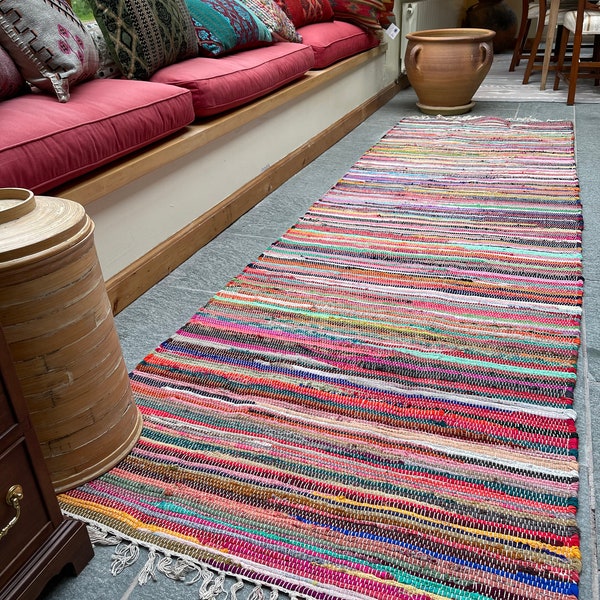 Tapis de couloir GoodWeave multicolore Shanti de Second Nature Online