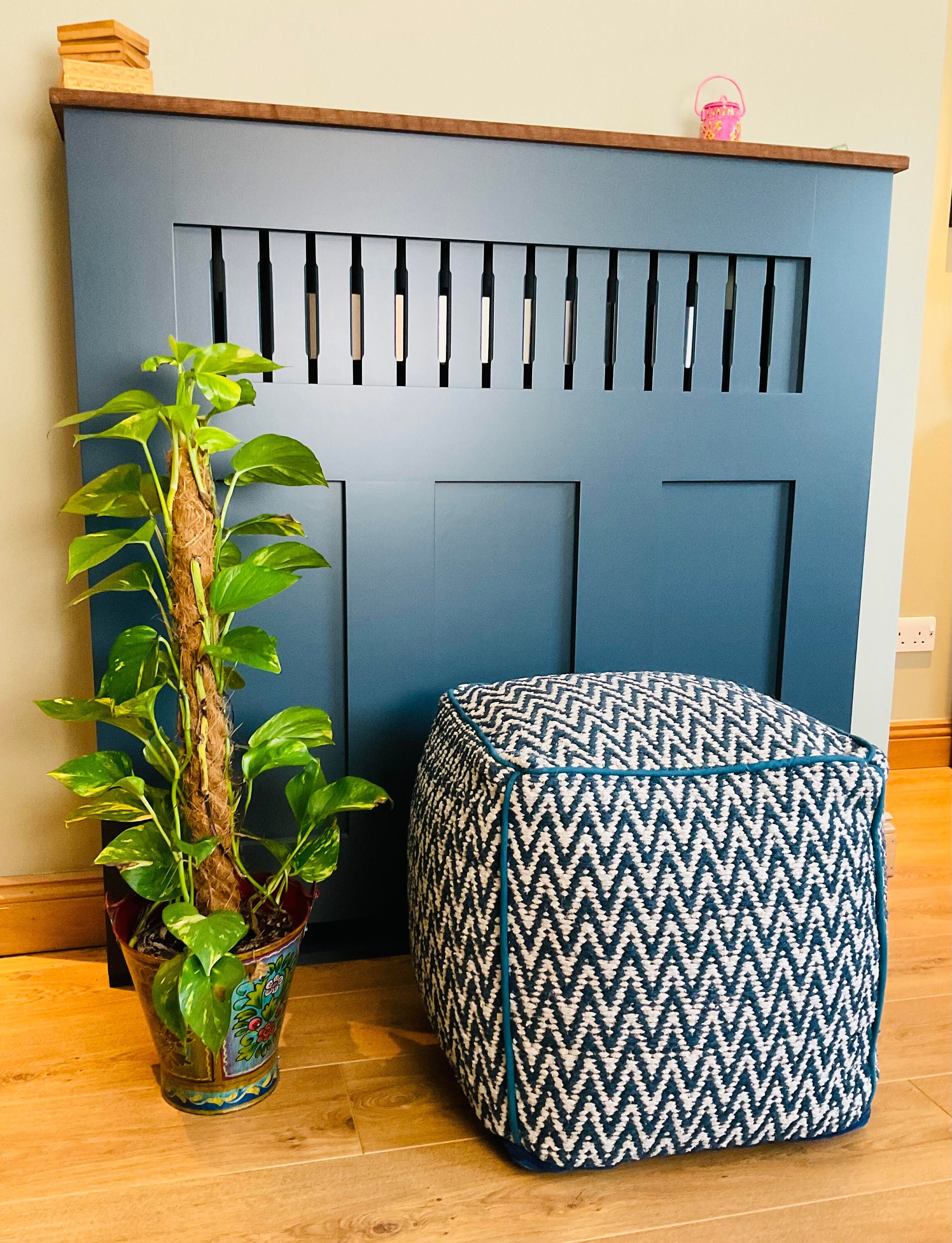 Geometric pouf sale