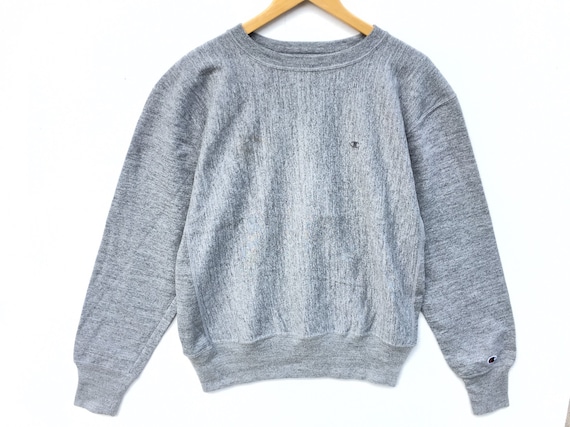 Champion Sweatshirt Grey Size Large, Champion Swea