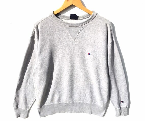 Vintage Champion Sweatshirt Grey Size Large, Vinta