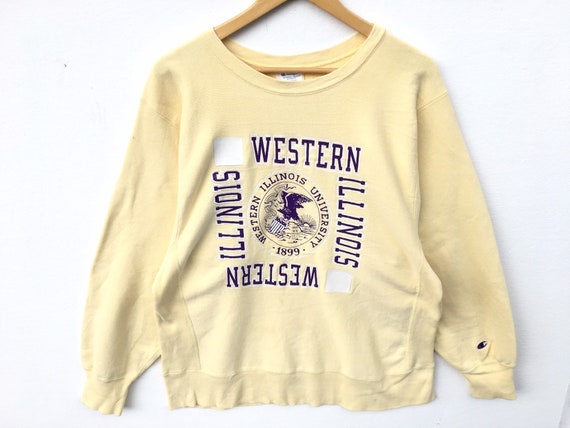 Vintage 80s Champion Western Illinois University R
