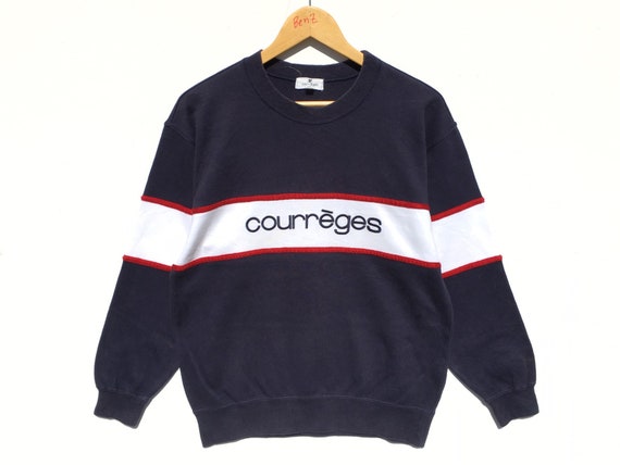 Vintage Courreges Paris Sweatshirt Size Medium, Vi
