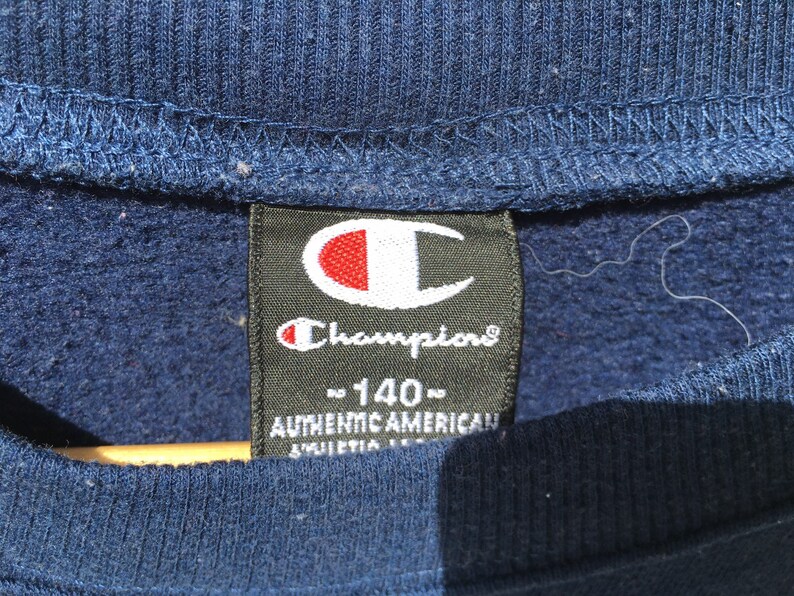 Vintage Sweatshirt Kids Champion Script Sweatshirt Size Medium Vintage Clothing Champion Sweatshirt