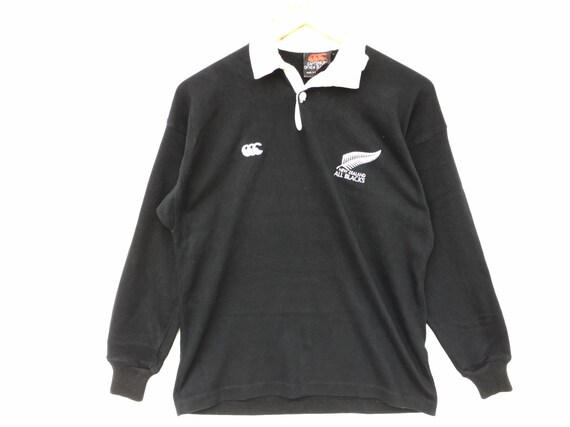 canterbury all black rugby jersey