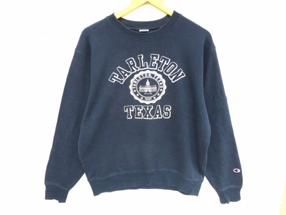 Champion Navy Sweatshirt Tarleton Texas Size Large