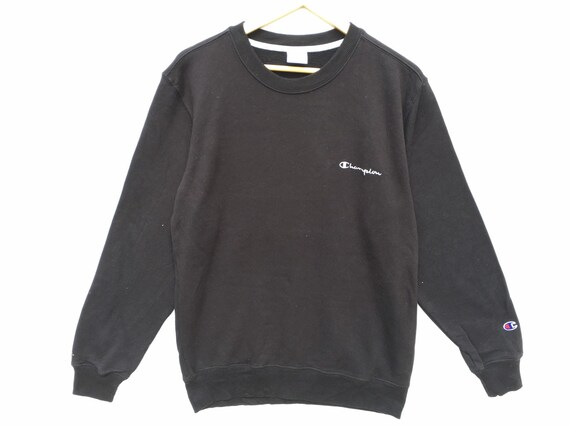 Black Champion Sweatshirt Size XL, Small Script Ch