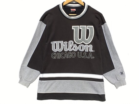 Wilson Vintage Sweatshirt Hip Hop Size Medium, Vin