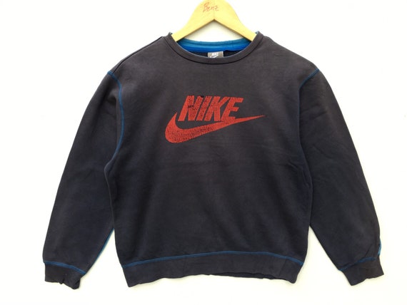 Vintage Nike Sweatshirt Size Medium Black Nike Nike Sweater | Etsy