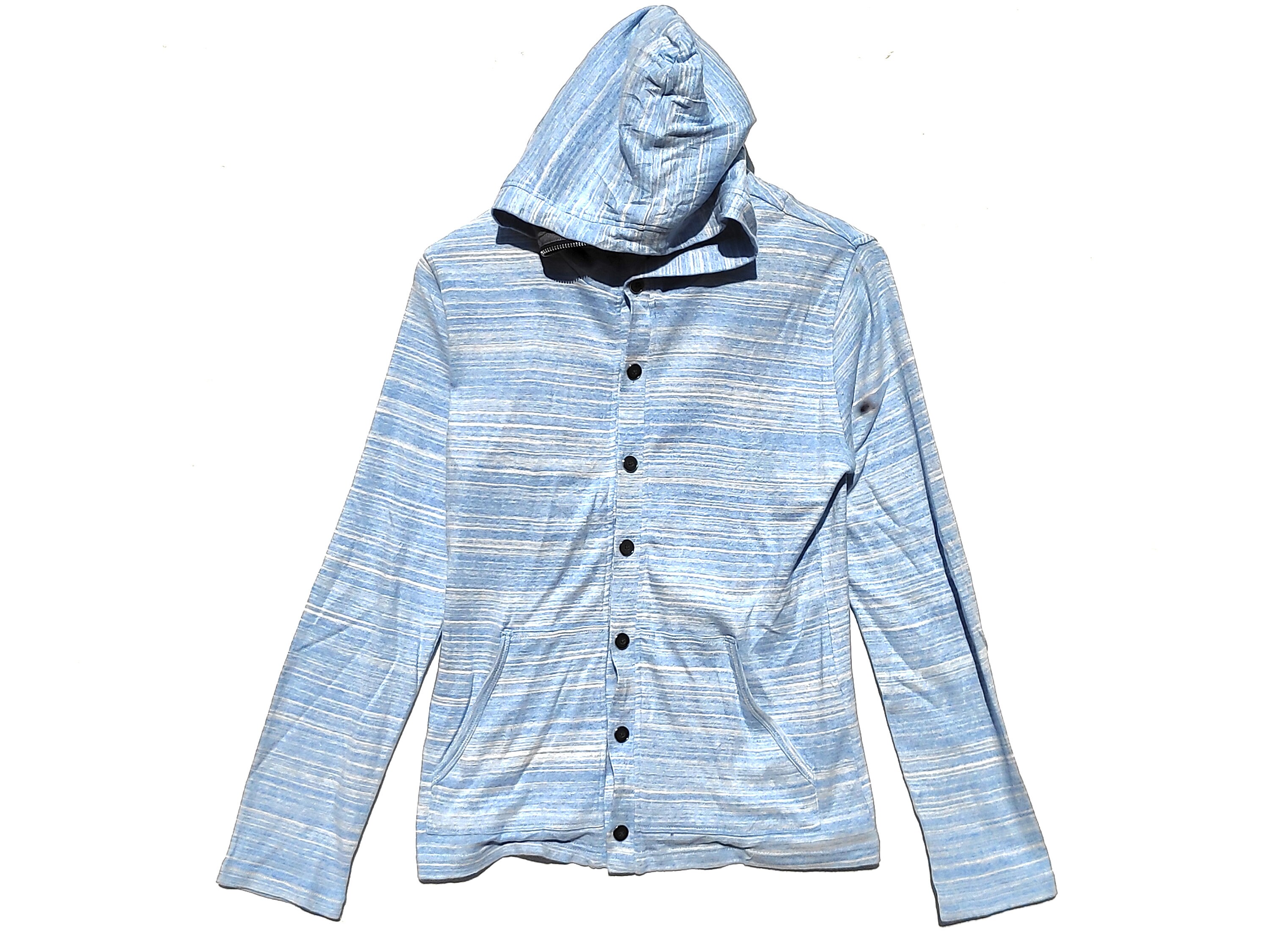 light blue zipper hoodie