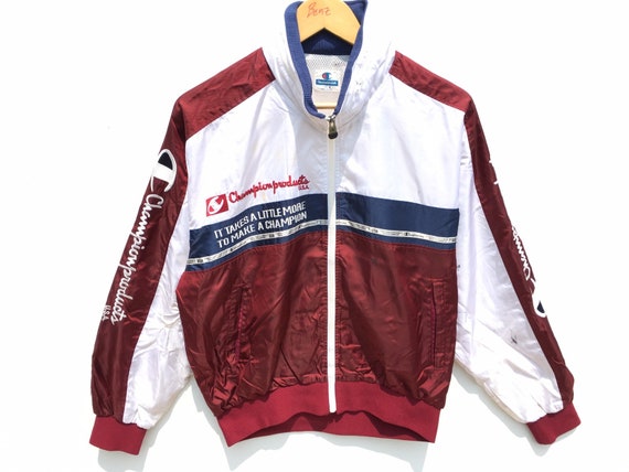 vintage champion windbreaker