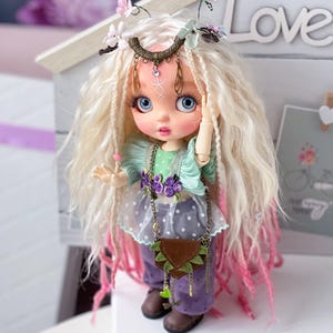 Handmade OOAK Elf Doll Set, Poseable Art Doll Gift, Unique Collectible Doll for Birthday, Custom BJD Doll, Amazing Doll with Clothes