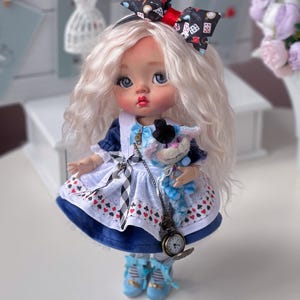 Handmade OOAK Doll, Art BJD Doll, Magical Girl Doll, OOAK Alice Doll, Gift for Collector, Adorable Doll, Custom Doll Gift, Doll with Outfit